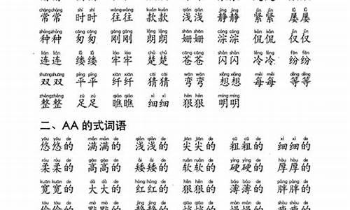 重叠字成语大全_重叠字成语大全四个字