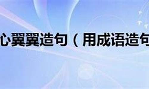 用小心翼翼造句子简单_用小心翼翼造句资料