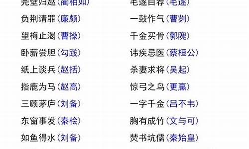 历史成语故事简短50字_历史成语故事简短50字左右